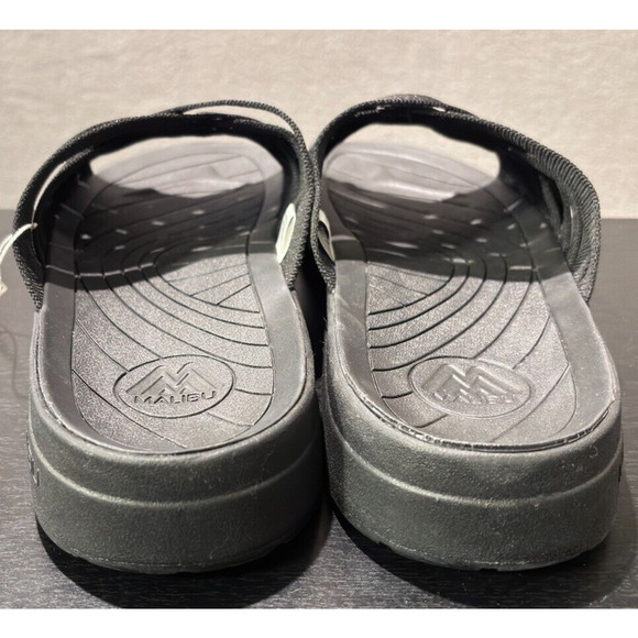 MALIBU SANDALS Zuma EVA Rubber Nylon Black Men's Size 13 Sandals - Picture 8 of 9